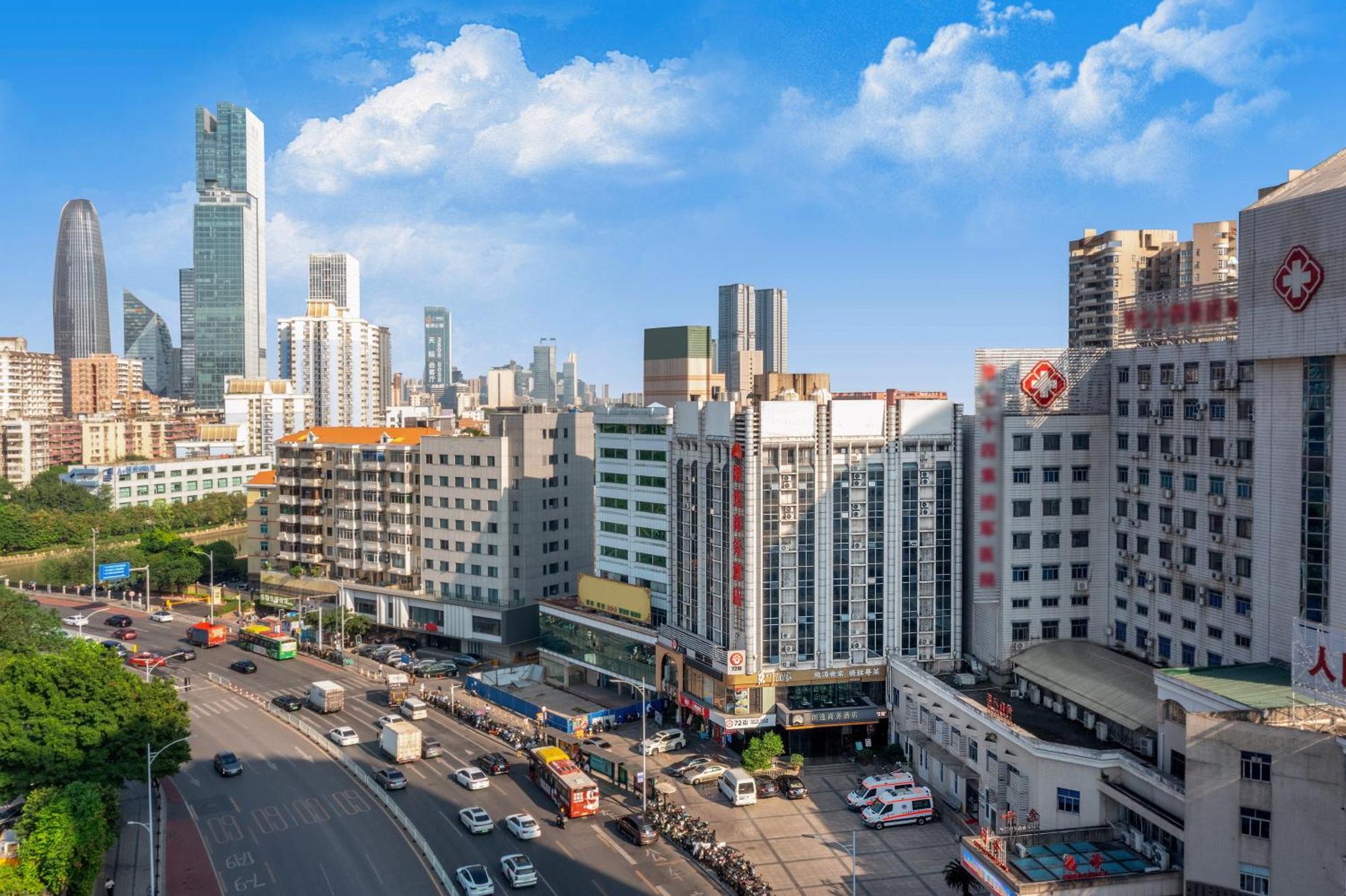 גואנגג'ואו Warm Yes Business Hotel מראה חיצוני תמונה